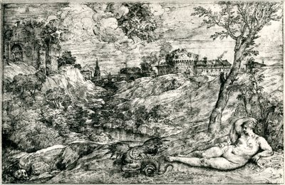 Medor ve Angelica veya Jason ve Medea, c1535-1545, 1937 by Tiziano Vecelli