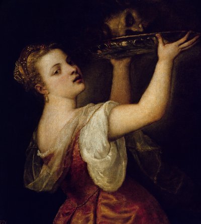 Salome Carrying the Head of St. John the Baptist, c.1549  by Tiziano Vecelli