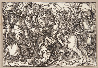 M. Decius, Latinlere karşı savaşta Romalılara liderlik ediyor by Tobias Stimmer
