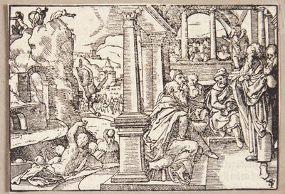 Spurius Cassius, udları bir klipte kullanır by Tobias Stimmer