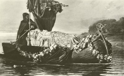 Elaine (gravür) by Toby Edward Rosenthal