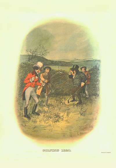 Golf, 1820, c1910. by Tom Browne