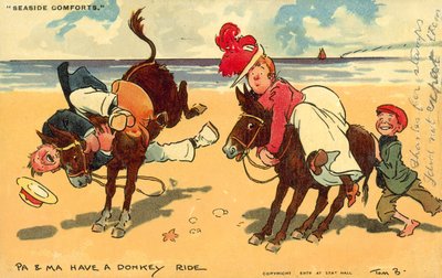Sahil konforu (chromolitho) by Tom Browne