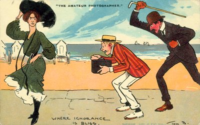 Amatör Fotoğrafçı (renkli taş baskı) by Tom Browne