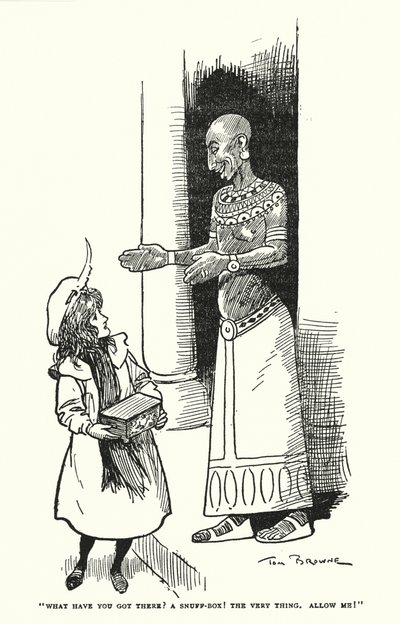 "Orada ne var? Bir enfiye kutusu! Asıl mesele, İzin ver!" (lito) by Tom Browne