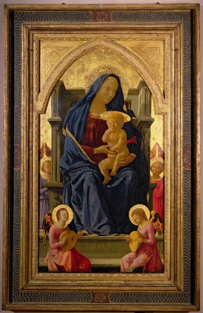 Bakire ve Çocuk, 1426 (panelde sıcaklık) (ayrıntılar için bkz. 199298) by Tommaso Masaccio