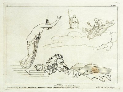 (2) Flaxman İlyada 1793, gravür 1795, 185 x 251 mm by Tommaso Piroli
