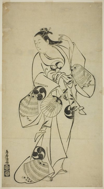 Daimi Güzellik Olarak Aktör by Torii Kiyomasu I