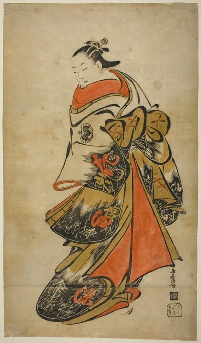 Çay c ve r Fujimura lehim yağı Good s kayalık kıyı kaplanı by Torii Kiyomasu I