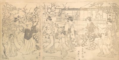 47 Sadık Perakendecinin Chushingura Kan davasından bir sahne, yaklaşık. 1820. by Torii Kiyomine