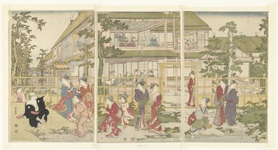 kör adam oynamak by Torii Kiyonaga
