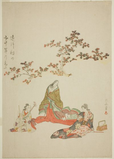 Surimono, aktör Iwai Hanshiro III