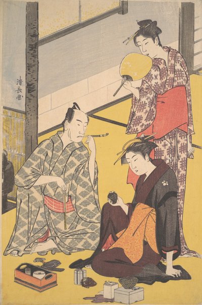 Kabuki a c ve r Matsumoto pudra beyazı doktor V, değil mi? 1783. by Torii Kiyonaga