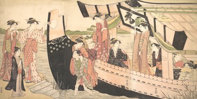Sumida Nehri üzerindeki Mukojima