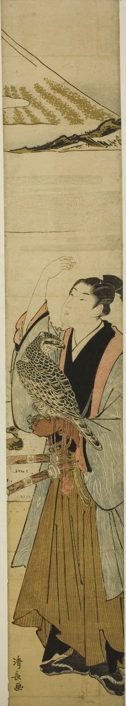 Yeni Yılın İlk Rüyasının Sembolleri Olan Genç Adam by Torii Kiyonaga