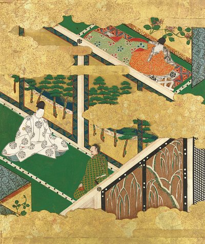 Meşe Ağacı Kashiwagi, 16. yüzyılın sonu ile 17. yüzyılın başı. by Tosa Mitsuyoshi