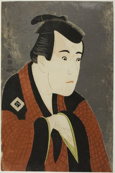 Tanabe Bunzo olarak aktör Ichikawa Yaozo III by Toshusai Sharaku