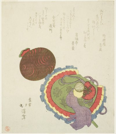Çanta ve çekiç by Totoya Hokkei