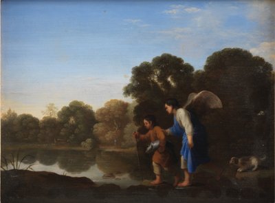Genç Tobiah ve Melek by Toussaint Gelton