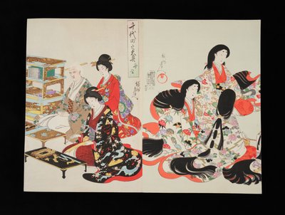 Chiyoda İç Sarayı by Toyohara Chikanobu