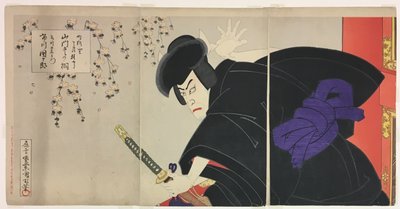 Ishikawa Goemon rolüyle Aktör Ichikawa Danjuro IX by Toyohara Kunichika