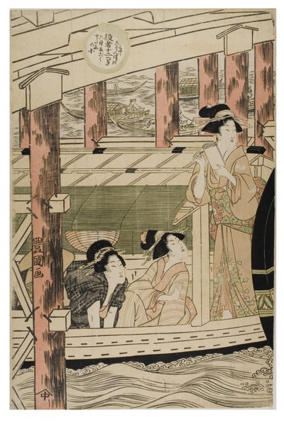 On İki Ayın Oyuncuları by Toyokuni Utagawa