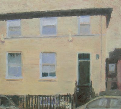 Yaşanacak bir yer 1, 2010 (kontrplak üzerine yağlıboya) by Trevor Burgess