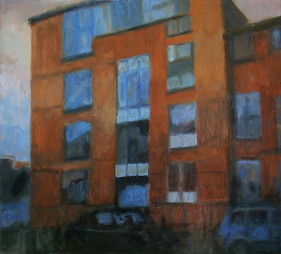 Yaşanacak bir yer 21, 2011 (kontrplak üzerine yağlıboya) by Trevor Burgess