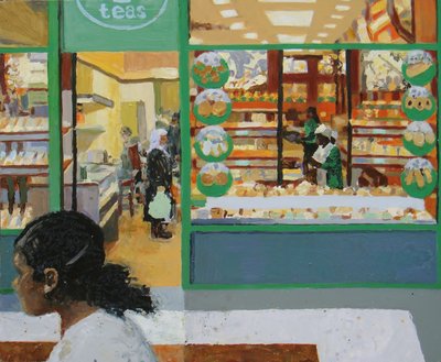 Fırın, 2008 (tahta üzerine yağlıboya) by Trevor Burgess
