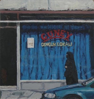 Güney, 2005 (tahta üzerine yağlıboya) by Trevor Burgess