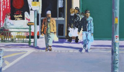 Sokak geçidi, 2009 (tuval üzerine yağlıboya) by Trevor Burgess
