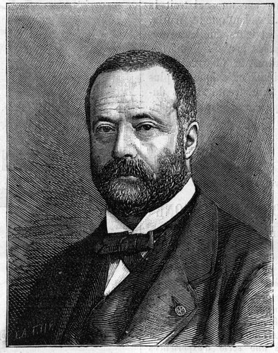 Henri Sainte Claire (Sainte-Claire) Deville (1818-1881), Fransız kimyager portresi. (Bay Truchelut