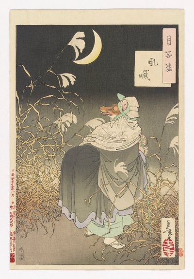Tilkinin Çığlığı: # 13 Ayın Yüz Açısından by Tsukioka Yoshitoshi