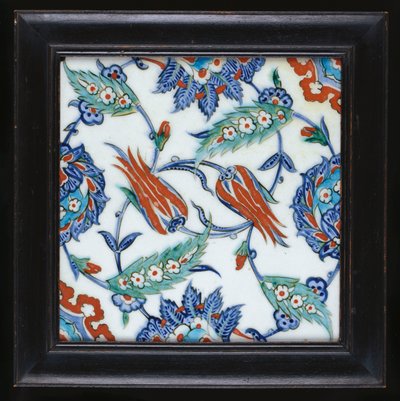Bir İznik çini çini, c.1580 by Turkish School