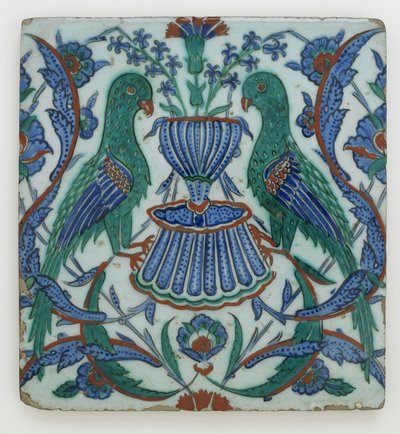Çini, İznik, Osmanlı hanedanı (seramik) by Turkish School