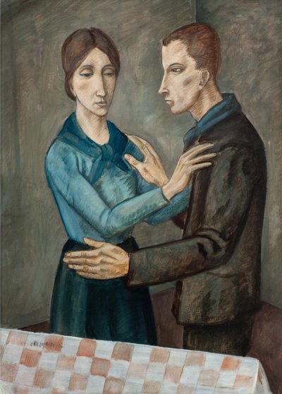 Nişanlı çift (veda) by Ubaldo Oppi