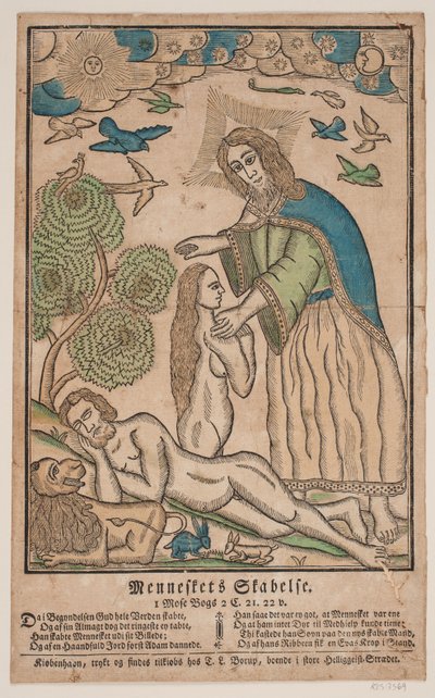 Menneskets skabelse by Ubekendt