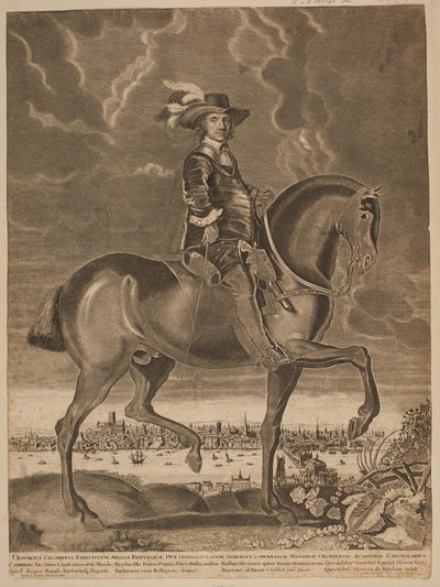Oliver Cromwell at sırtında by Ubekendt