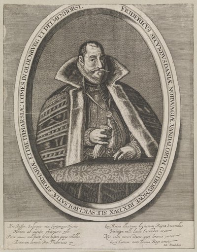 Frederic II, Danimarka Kralı ve Norveç by Ubekendt 1600 tallet