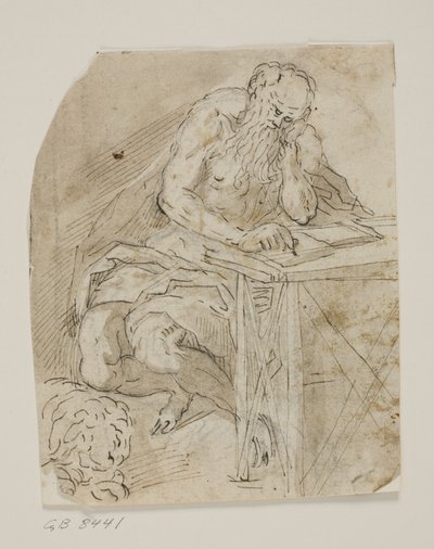St Jerome yaptığı çalışmada by Ubekendt Ubekendt