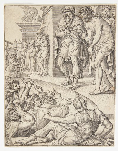 adama bak by Ubekendt efter Dirck Volckertsz. Coornhert efter Maarten van Heemskerck