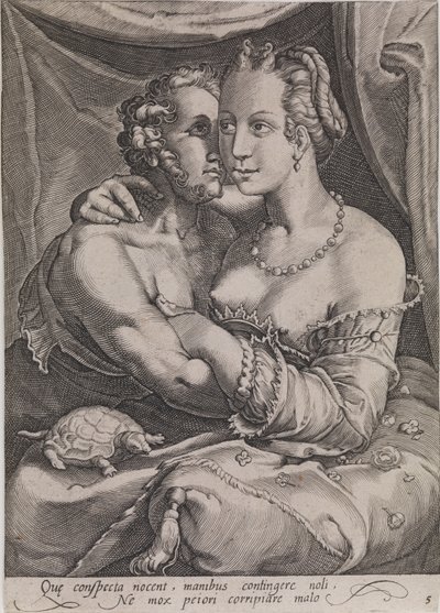 Dokunmak by Ubekendt efter Jan Saenredam efter Hendrick Goltzius