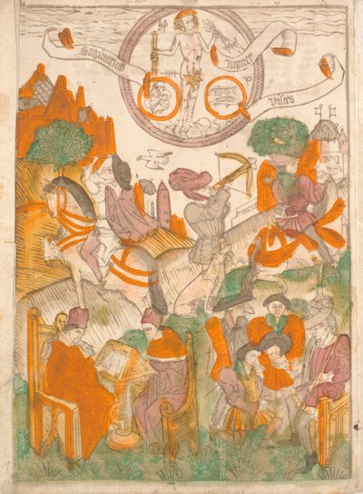 Jüpiter by Ubekendt nederlandsk midten af 1400 tallet