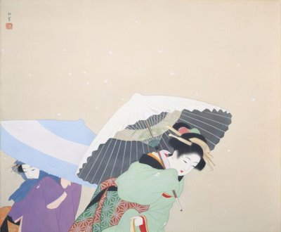 Büyük kar taneleri by Uemura Shoen