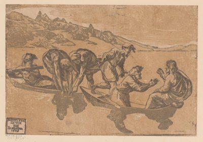 Mucizevi yakalama by Ugo da Carpi