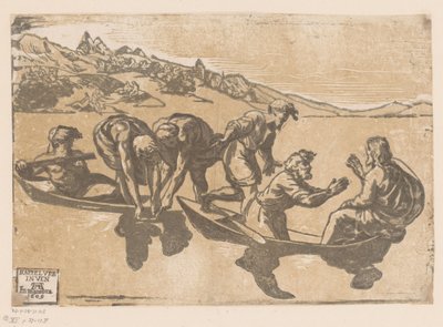 Mucizevi yakalama by Ugo da Carpi