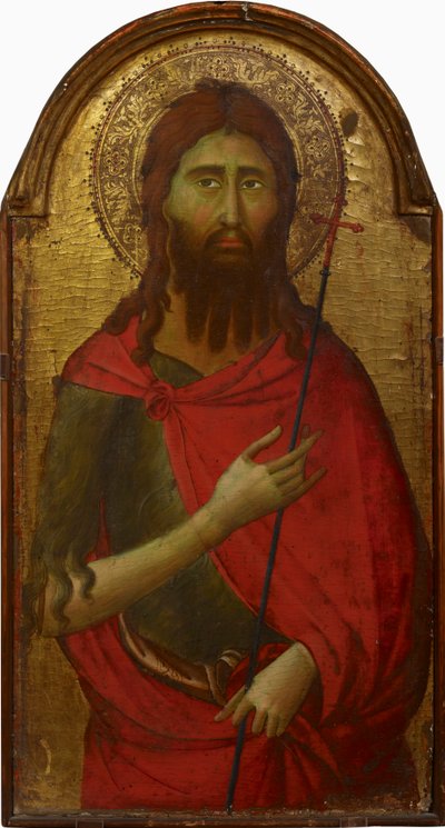 Vaftizci Aziz John. by Ugolino di Nerio