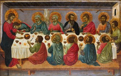 Son Akşam Yemeği, 1310-1315 by Ugolino di Nerio
