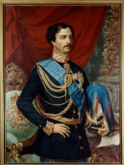 Bourbon Parma Charles (1799 -1883), Parma Dükü - Bourbon Charles III (1823 - 1854) 19. yüzyıl (tuval üzerine yağlı boya) by Ulisse Passani