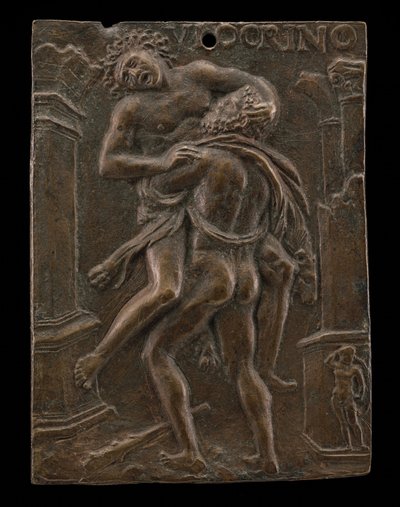 Herkül ve Antaeus, 16. yüzyılın başlarında. by Ulocrino